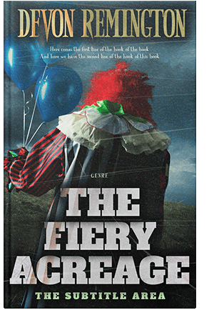 Pre Made Book Cover Outer Space