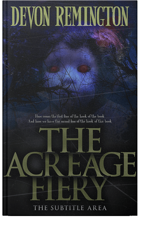 Front view of Woodsmoke #7554 - Premade Horror Book Cover