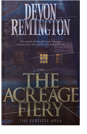 Pre Made Book Cover Bastille