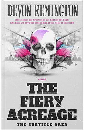 Pre Made Book Cover Bon Jour