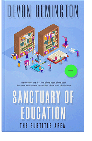 Pre Made Book Cover Malibu