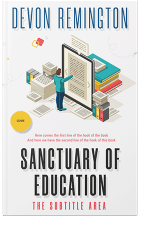 Pre Made Book Cover Satin Linen