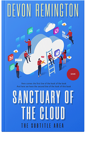 Pre Made Book Cover Dodger Blue