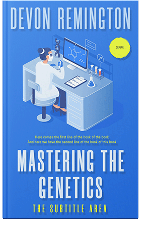 Pre Made Book Cover Royal Blue