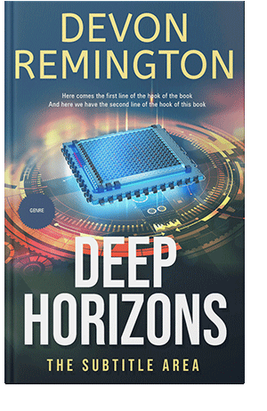 Pre Made Book Cover Pickled Bluewood