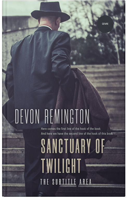 Front view of Premade Mystery & Thriller & Suspense Book Cover - Tuna