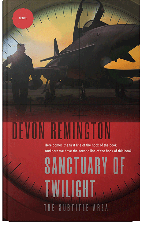 Front view of Crail #7598 - Premade Action & Adventure Book Cover