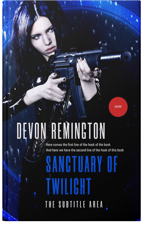 Front view of Premade Mystery & Thriller & Suspense Book Cover - Maverick