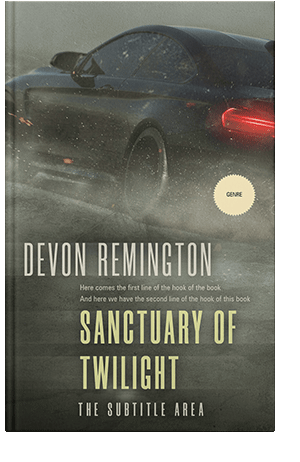 Pre Made Book Cover Fuscous Gray