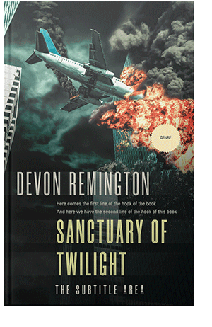 Pre Made Book Cover Outer Space