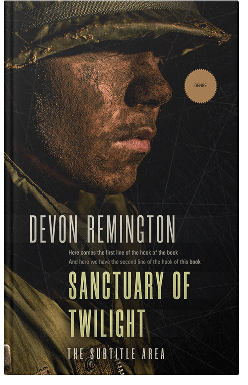 Front view of Premade Historical Book Cover - Night Rider