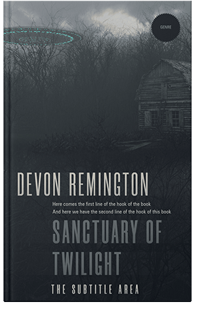 Pre Made Book Cover Ebony Clay