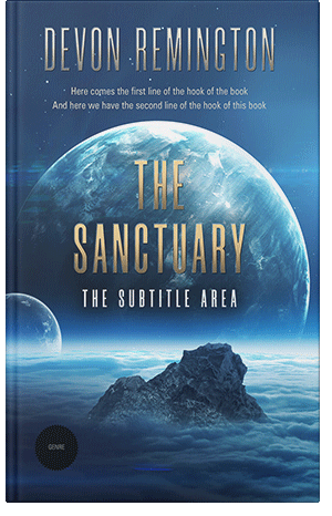 Pre Made Book Cover Astronaut