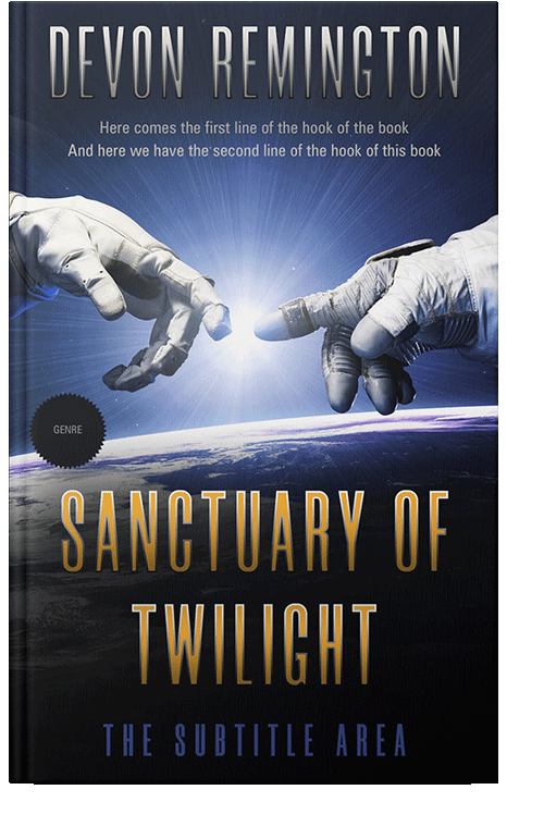 Front view of Sisal #7613 - Premade Science Fiction Book Cover