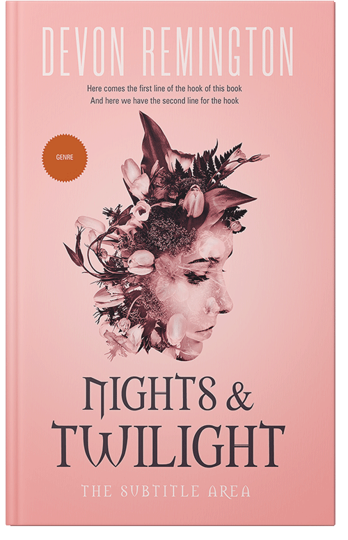 Front view of Apricot Peach #7629 - Premade Mystery & Thriller & Suspense Book Cover