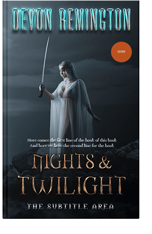 Pre Made Book Cover Mirage