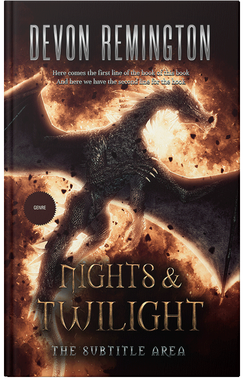 Front view of Premade Fantasy Book Cover - Tumbleweed