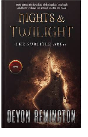 Pre Made Book Cover Asphalt