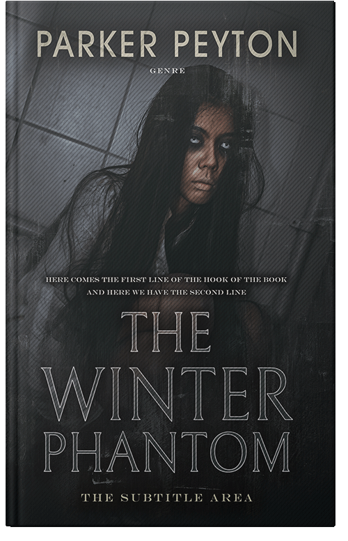 Front view of Premade Horror Book Cover - Shark