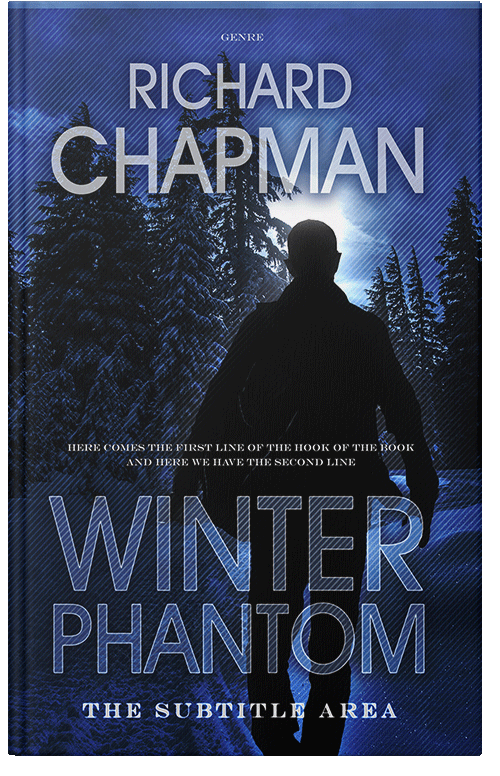 Front view of Ebony #7658 - Premade Mystery & Thriller & Suspense Book Cover