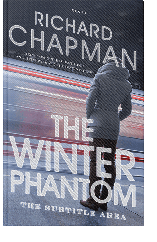 Front view of Bright Gray #7662 - Premade Mystery & Thriller & Suspense Book Cover