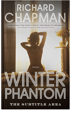 Pre Made Book Cover Metallic Bronze