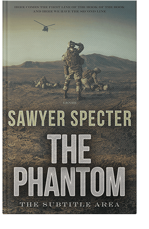 Pre Made Book Cover Fuscous Gray