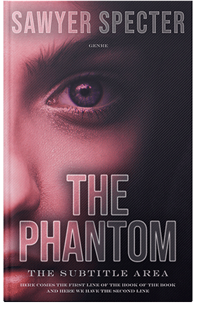 Pre Made Book Cover Puce