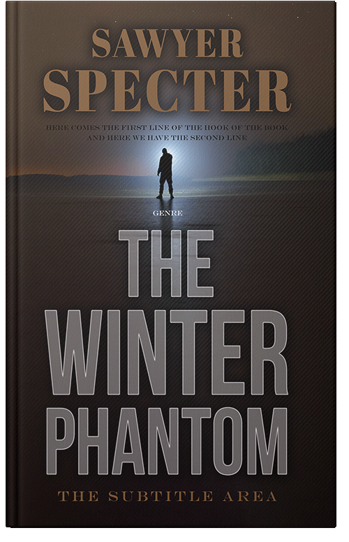 Front view of Premade Mystery & Thriller & Suspense Book Cover - Cocoa Brown