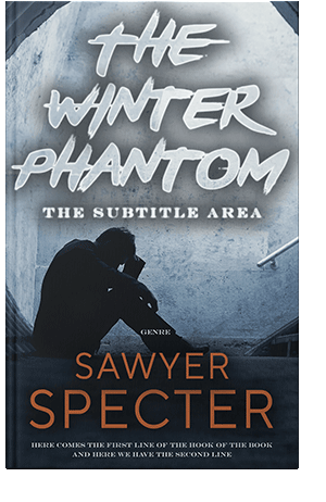 Pre Made Book Cover Ebony Clay