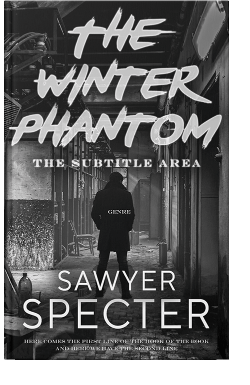 Front view of Shark #7692 - Premade Horror Book Cover