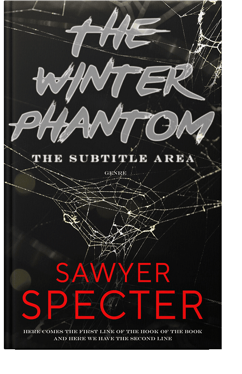 Front view of Quicksand #7693 - Premade Horror Book Cover