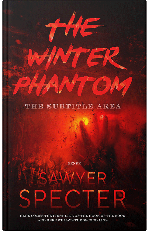 Front view of Premade Mystery & Thriller & Suspense Book Cover - Crimson