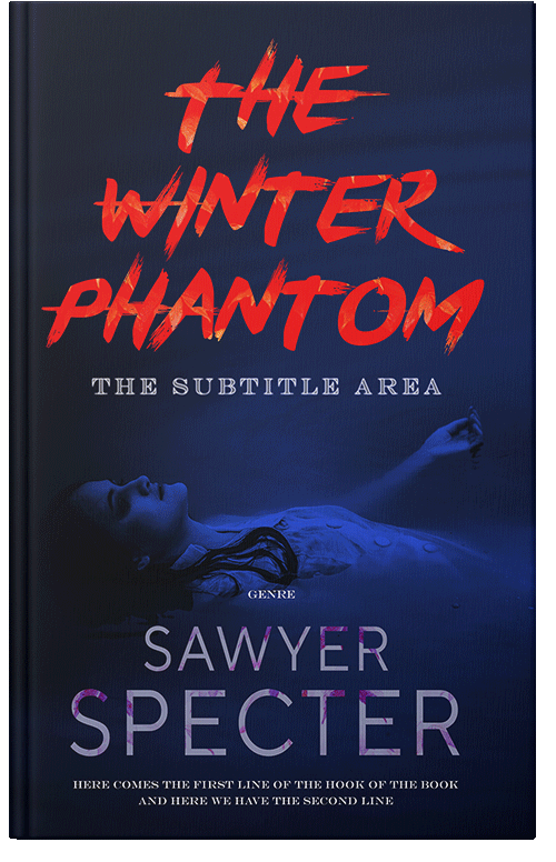 Front view of Premade Horror Book Cover - Blue Zodiac