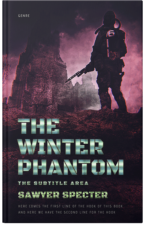 Front view of Revolver #7709 - Premade Apocalyptica Book Cover