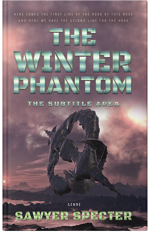 Front view of Premade Science Fiction Book Cover - Falcon