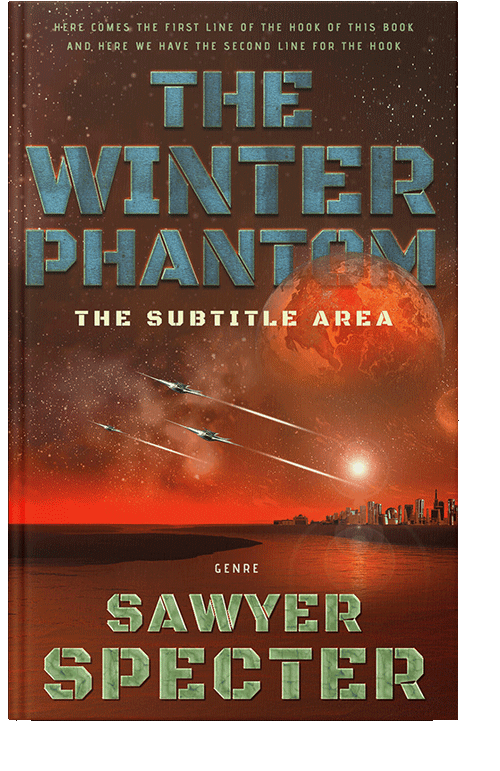 Front view of Van Cleef #7719 - Premade Science Fiction Book Cover