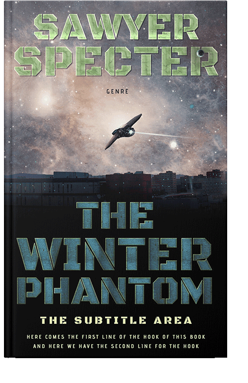 Front view of Sisal #7723 - Premade Science Fiction Book Cover