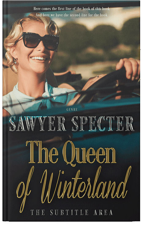 Front view of Tan #7730 - Premade Romance Book Cover