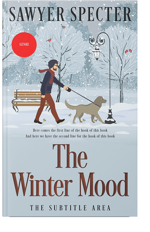 Front view of Geyser #7735 - Premade Romance Book Cover