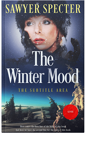 Pre Made Book Cover Ebony Clay