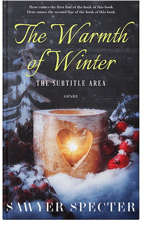 Pre Made Book Cover Vanilla