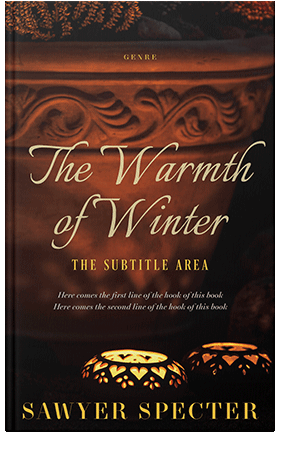 Pre Made Book Cover Graphite