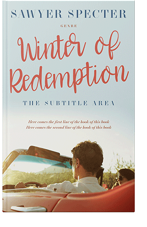 Pre Made Book Cover Brown Rust