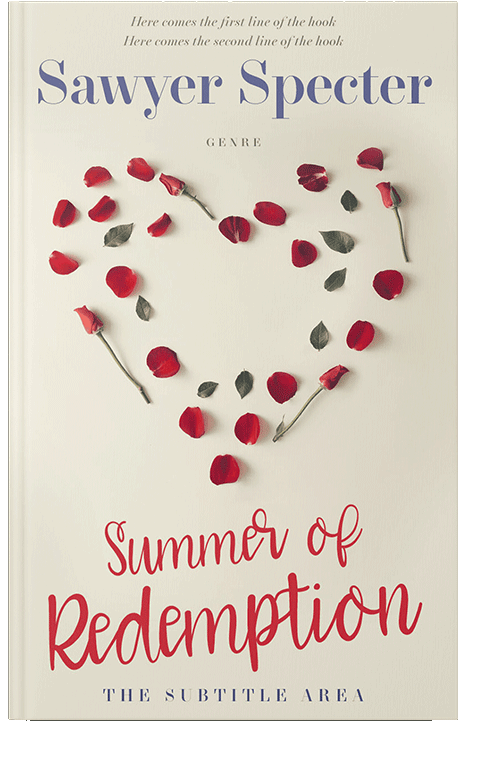 Front view of White Rock #7760 - Premade Romance Book Cover