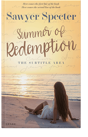 Pre Made Book Cover Brandy