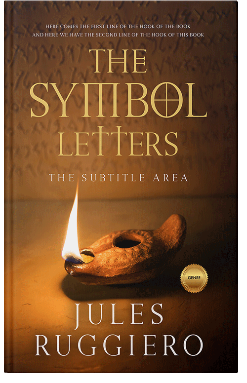 Front view of Premade Religion & Spirituality Book Cover - Cafe Royale