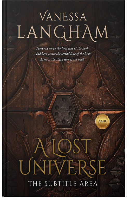 Front view of Premade Mystery & Thriller & Suspense Book Cover - Coffee Bean