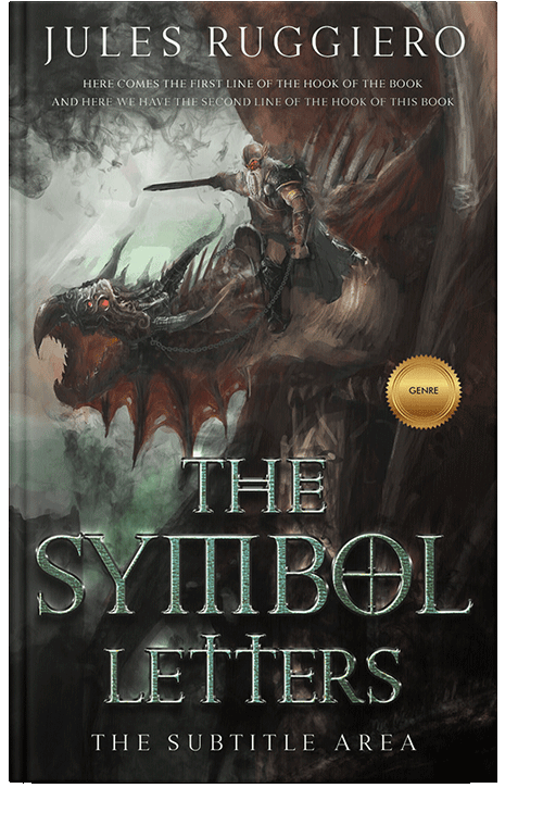 Front view of Zeus #7801 - Premade Fantasy Book Cover