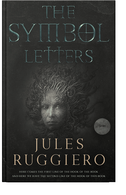 Front view of Heavy Metal #7802 - Premade Fantasy Book Cover | BookCoverZone